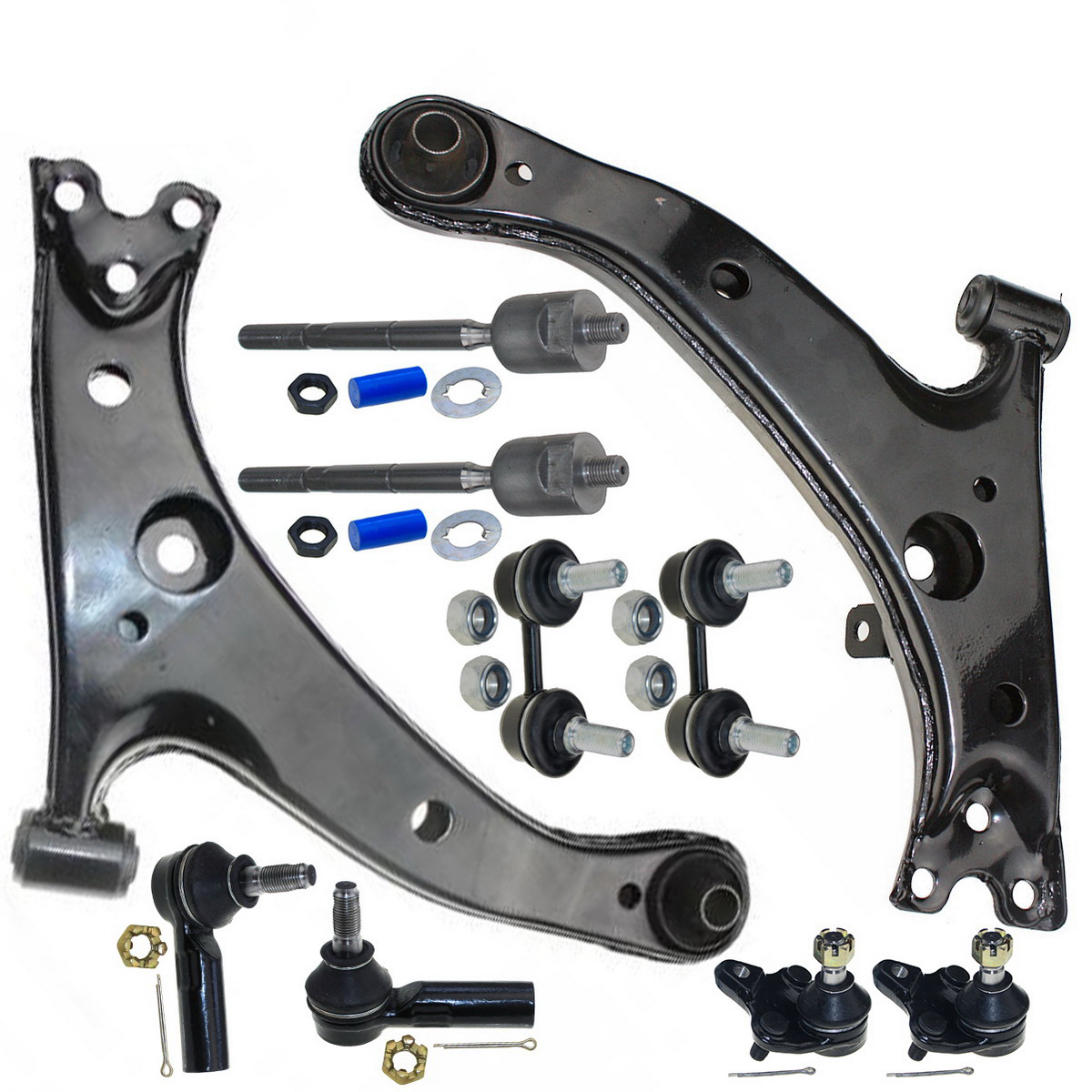 thumbnail image 2 of For 1993-1995 Toyota Corolla Front Lower Control Arms – Pair RK640806 RK640807 – JPN – Lifetime Warranty 2 of 6