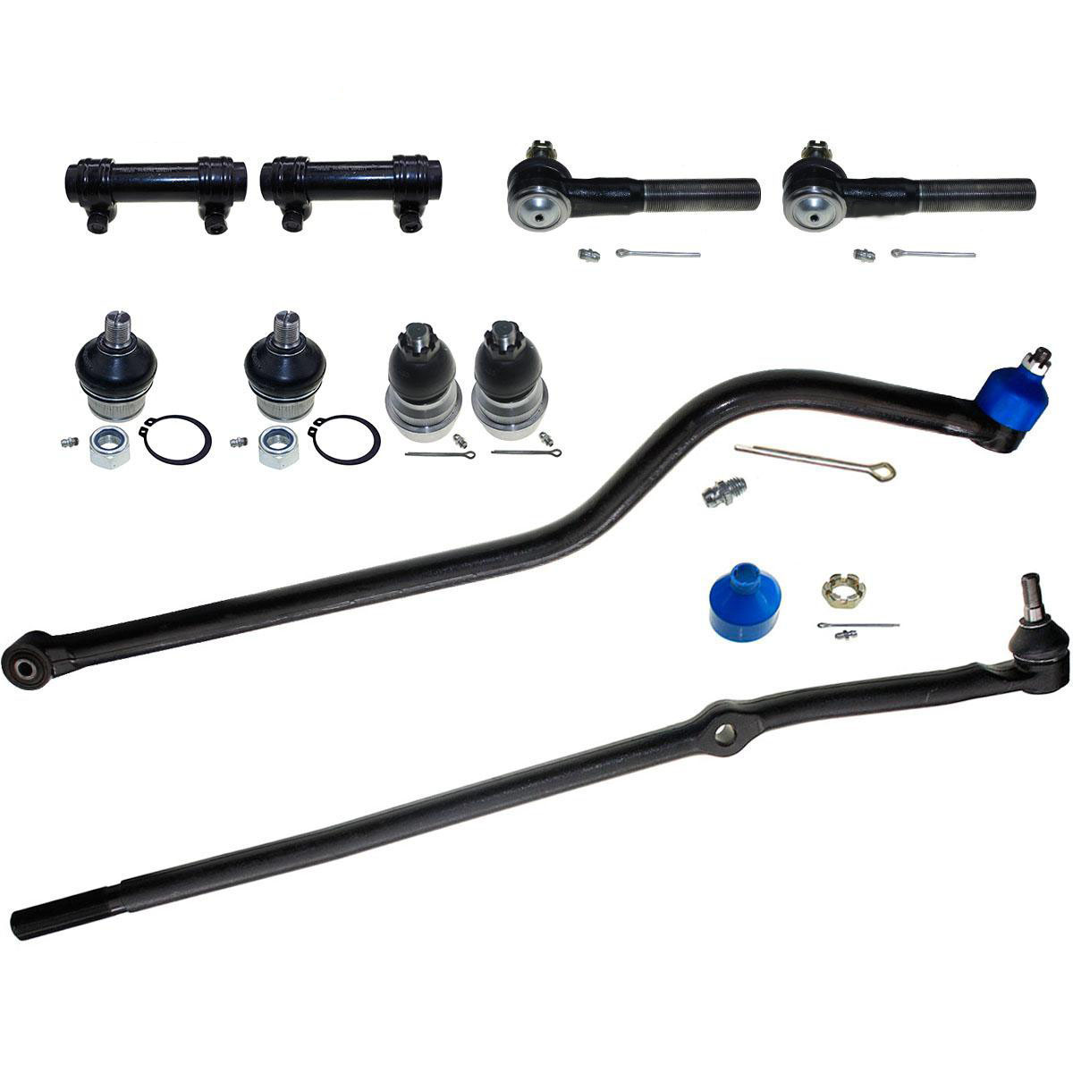 10 Pieces Suspension Parts for 19981999 Dodge Ram 1500 2500 Tie Rods
